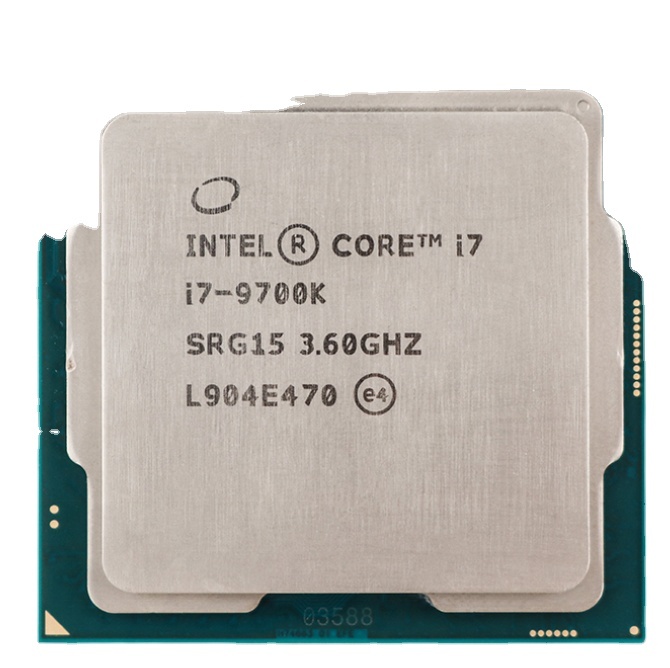 1円スタート】 インテル CPU Intel Core i7 i7-9700K 3.60GHZ 動作確認