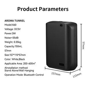 X60 sang trọng cho <span class=keywords><strong>Bluetooth</strong></span> kích hoạt nhựa Tabletop điện tinh dầu khuếch tán Máy phun sương khuếch tán máy cho hộ gia đình sử dụng - Product Image 6