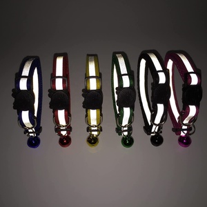 <span class=keywords><strong>Collar</strong></span> de Seguridad para Gato con Hebilla y Tira Reflectante de Nailon Resistente y Moderna, con Campana, Accesorios para Mascotas - Product Image 4