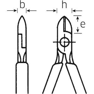 STAHLWILLE - 66007160 VDE <b>side</b> <b>cutters</b> standard bevel - EAN 4018754038411 1000V INSULATED PLIERS AND <b>CUTTERS</b> INSULATED <b>CUTTERS</b> - Product Image 2