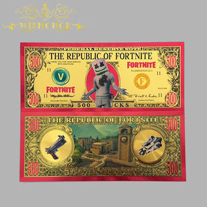 Billet de banque populaire <span class=keywords><strong>Fortnite</strong></span> Games Anime 2026 plaqué or 24 carats pour cadeaux - Product Image 4