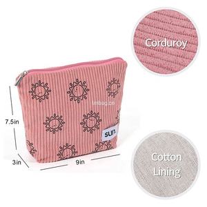 Bolsa de maquillaje de PANA con logotipo privado personalizado Bolsa de cosméticos con cierre de cremallera de estilo de moda lindo - Product Image 3