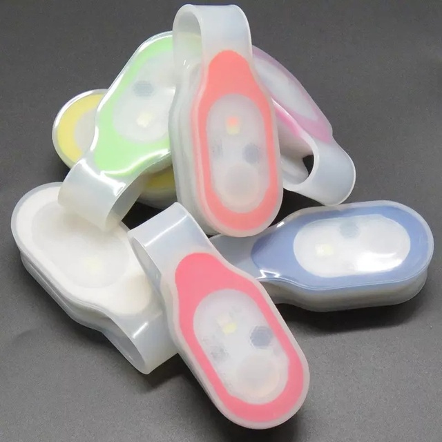 Customizable Silicone Clip LED Pocket Light Portable Outdoor Sports Night Running & Work Multi-Function Warning Light