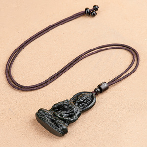 Pendentif en Jade Hetian naturel ancien, motif <span class=keywords><strong>Tara</strong></span> Guanyin Bodhisattva, bijou en jade de haute qualité, unisexe, vente en gros - Product Image 3