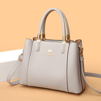 Vente chaude femmes sacs à main en cuir souple sac à bandoulière de luxe grande capacité Shopping marque Messenger fourre-tout
