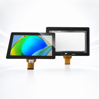 Layar Sentuh EverGlory 13.3 Inci 1920x1080 Kapasitif Optical Bonding 30 Pin EDP Modul Layar Sentuh LCD untuk Bangunan