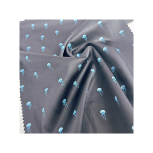 Mimi Fashion Fabric Top Choice GOTS Certifié No Bleach Hot Selling Jellyfish 100% Tissu en coton biologique - Product Image 1