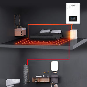 Poêle de chauffage mural ultra fin avec chauffage temporisé WiFi tactile intelligent et double mode eau chaude - Product Image 2