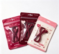 Water Proof Custom Design Electronic Accessory Pouches Eco-friendly Three Side sealed Bags for Mobile Phone case Bags