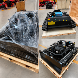 <span class=keywords><strong>Débroussailleuse</strong></span> à chenilles télécommandée de 900 mm pour la désherbage des haies hautes dans les fermes solaires, certifiée CE EPA EURO 5 - Product Image 6