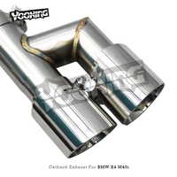 Système d'échappement SS304 pour BMW X3/X4 M40i 3.0T 2018-2025, échappement Catback à soupape électronique avec contrôleur indépendant