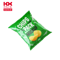 Sacs d'emballage personnalisés imprimés en usine directe, laminés, 100g, 250g, 500g, pour chips de pommes de terre et chips de maïs