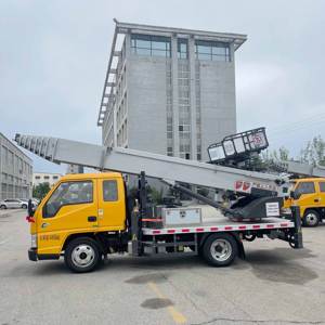 Truk angkat tangga 32 m 36 m 40 m truk ember bom teleskopik 36 m truk Platform kerja Boom teleskopik untuk penjualan - Product Image 1