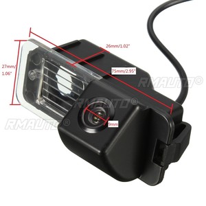 กล้องมองหลังติดรถยนต์ CCD HD พร้อมระบบช่วยจอด มองเห็นในเวลากลางคืน กันน้ำ สำหรับรถยนต์ VW Golf MK6 MK7 GTI Polo V (6R) Passat CC - Product Image 4
