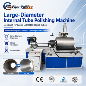 Machine de polissage de tubes métalliques, machine à dérouiller les parois intérieures de tubes circulaires, machine à tréfiler, machine de polissage - Product Image 1