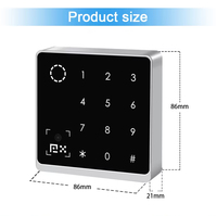 Teclado Exterior Impermeable con Contraseña, Wiegand 26 34, EM, NFC, Control de Acceso a Puertas, Escáner de Códigos QR, Lector de Códigos QR