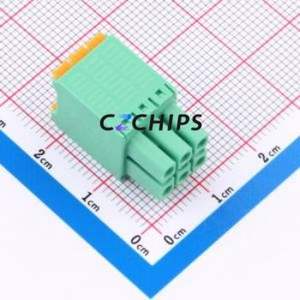 MX15EDGKNH-3.5-2*03P-GN01-Cu-A Plug-in Terminal Block P=3.5mm Connector Plug 2x3P 3.5mm Green - Product Image 2