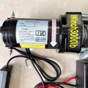 CE-Zertifizierte Hochleistungs-Elektroseilwinde 3000LBS 12V/24V für Anhänger und Bootshebevorrichtungen, Anpassbar - Product Image 5