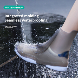 Vendita calda custom outdoor personalizzabile colore parti antiscivolo riutilizzabile impermeabile TPE <span class=keywords><strong>antipioggia</strong></span> <span class=keywords><strong>stivali</strong></span> da pioggia copertura per uomo donna - Product Image 4