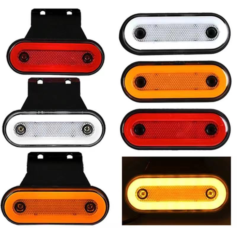 2 Luces Traseras De 12 V Para Coche, 8 Luces LED, 6 Funciones, Para Remolque, Caravana, Camión