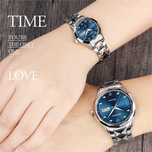 Jsdun 8813 moda moda orologio da polso di alta qualità amanti automatico inossidabile originale impermeabile coppia orologi meccanici - Product Image 5
