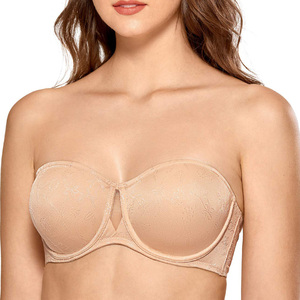 Sexy ver a través de sujetador sin tirantes desmontable correas bragas sin forro de fiesta noche sujetador sin tirantes - Product Image 4
