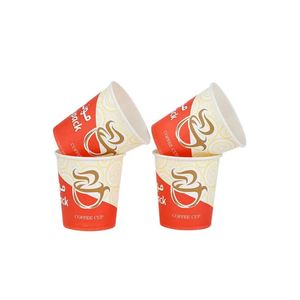 Gobelets en papier kraft à double paroi ondulés et gaufrés, couleur personnalisée, pour événements de luxe, vin et eau minérale - Product Image 2