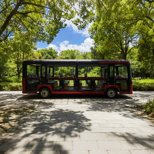 Águila patrullando Puntos escénicos y hoteles carros de golf 14 asientos carro de golf de turismo eléctrico de cuerpo ancho - Product Image 4