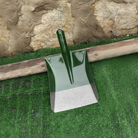 Fabbrica diretta 42.5cm verde quadrato rosso di grado industriale acciaio Manganese ferro materiale giardino piantare pala di vanga per giardino