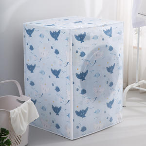 Cache-poussière PEVA entièrement automatique à usage domestique moderne à chargement frontal/supérieur Nouveau couvercle en plastique anti-poussière pour machine à laver - Product Image 1