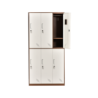 Personnel de vestiaire en fer et vêtements de travailleur casier en métal compartiment d'armoire casier en acier vestiaire de gymnastique