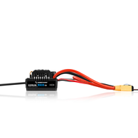 Hobbywing EZRUN MAX8 G2S 160A/1050A ESC sin Escobillas con Sensor 3-6S Lipo, Control Electrónico de Velocidad Impermeable para Autos y Camionetas RC 1/8