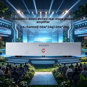 Nuovo Amplificatore di Potenza a 2.0 Canali Berlin 933 2027, Linea Classe A e B, Puro Post-Stage di Alta Qualità, Prodotto in Cina - Product Image 2