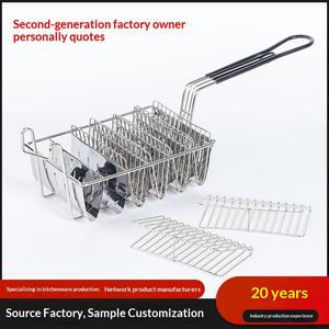 Canasta de Freír Multiusos Extraíble Antiadherente para Comercio Exterior, para Uso en Cocina Comercial, para Tacos, Tortillas, Papas Fritas y Pollo - Product Image 2