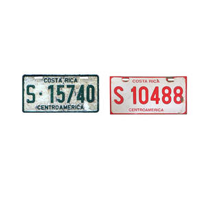 Placas de Matrícula de Costa Rica Personalizadas en Relieve, Placas de Matrícula de Aluminio para Automóviles Sublimables en Blanco - Product Image 3