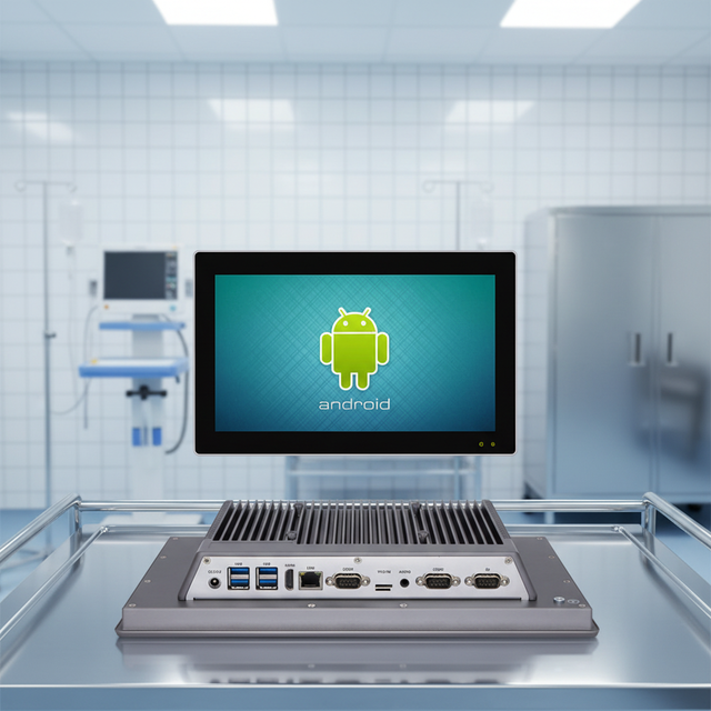 RK3568 / RK3588 Cpu 0-1000 Nits Capacitive/Resistive Touch Embedded Fanless Industrial Panel Pc for Medical Equipment
