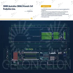 GELON ultimo modello linea di produzione di macchine per batterie al litio linea di produzione di batterie a guscio quadrato in alluminio progetto chiavi in mano GWH