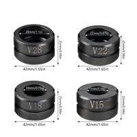 Matrices de crimpado hidráulico para tuberías TH/U/M de acero inoxidable, estándar americano, moldes para tuberías de cobre, aluminio y plástico, accesorios en T, OEM