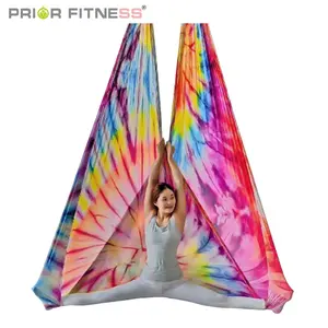 Aerial Yoga Ayunan Hammock 100% Nilon Mandala Gradien Warna Aerial Ayunan Hammock