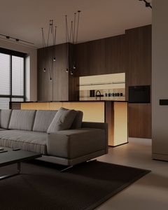 Orangefurn, solución integral de diseño de interiores para el hogar, renderizado <span class=keywords><strong>3D</strong></span> profesional, personalización personalizada para toda la casa para dormitorio de madera - Product Image 4