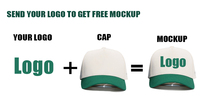 Gorra de Béisbol Deportiva de 5 Paneles con Visera Curva y Diseño Colorblock, MOQ Bajo, Logotipo Personalizado Mediante Bordado a Mano y Bordado 3D