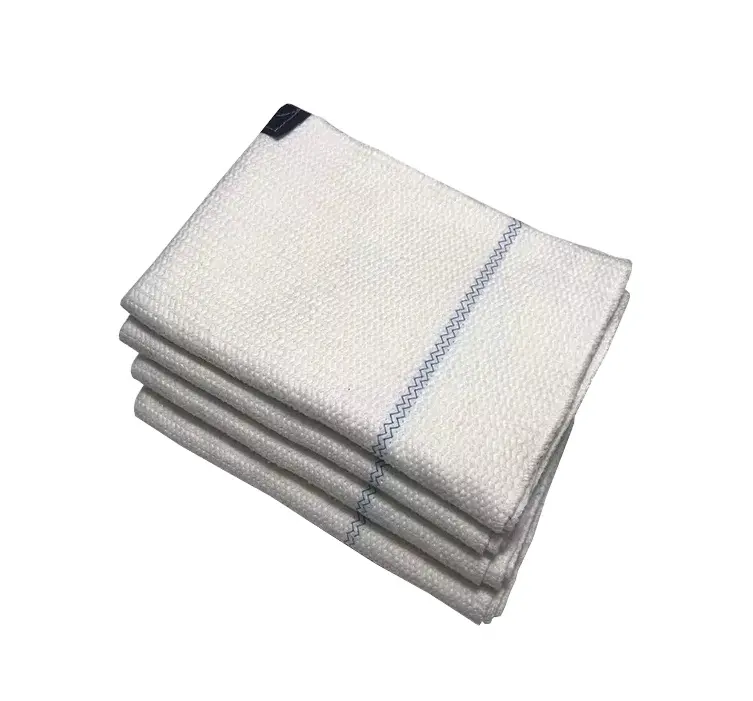 recycled 100% cotton floor wiping rags , absorbent cotton floor mop cleaning cloth