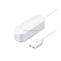 Zvidar ZigBee 3.0 Capteur de fuite d'eau Capteur d'inondation Alimentation par 2 piles AAA Fonctionne avec Home Assistant HomeSeer Smartthings Hubitat