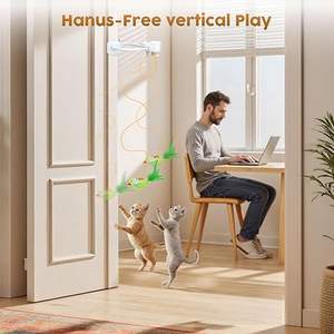 Juguetes Interactivos para Gatos de Interior, Recargables por USB, Duraderos y Seguros, Juguete Colgante para Gatitos Aburridos, Hogares con Varios Gatos Adultos - Product Image 2