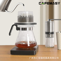 Filtre à café en résine à dégoulinement manuel, style pommeau de douche, pour un service facile, accessoire de café en acrylique pour le versement direct, direct usine