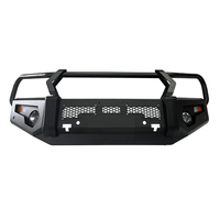 Barre de protection de pare-chocs avant en acier noir 4x4 avec éclairage LED pour Toyota Ford Nissan Navara Revo Raptor Mitsubishi Triton