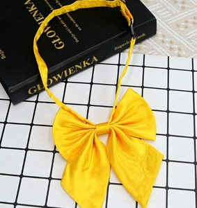 Conjunto de Accesorios para Uniforme Escolar con Lazo Brillante de Color Sólido JK para Mujer, Lazo Profesional - Product Image 5