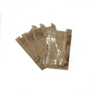 Sacs en papier d'emballage de pain de <span class=keywords><strong>boulangerie</strong></span> de catégorie comestible avec la fenêtre en plastique - Product Image 4