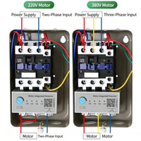 QCX5-09 LVMA 9A Directe online solid-state motorstarter Ster-driehoek dubbele spanning 4A-6A stroombereik 6kW 240V 50/60Hz Magnetisch