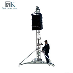 Lifted Truss Stand with Manual Hoist Quick Install Outdoor Speaker Truss - Product Image 2